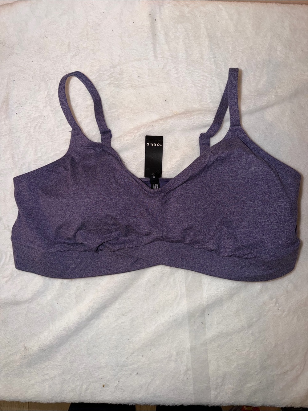 Torrid NWT Purple lightly lined Bralette